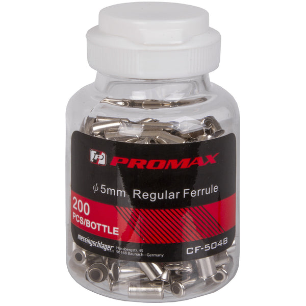 Kabelhoedje Promax metaal ø5mm voor derailleurkabel (200 stuks)