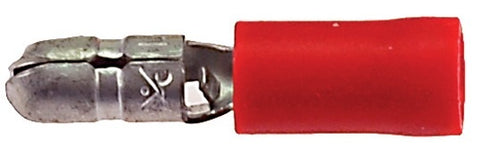 Kabelschoen kogelconnector mannelijk 4 mm - rood (100 stuks)