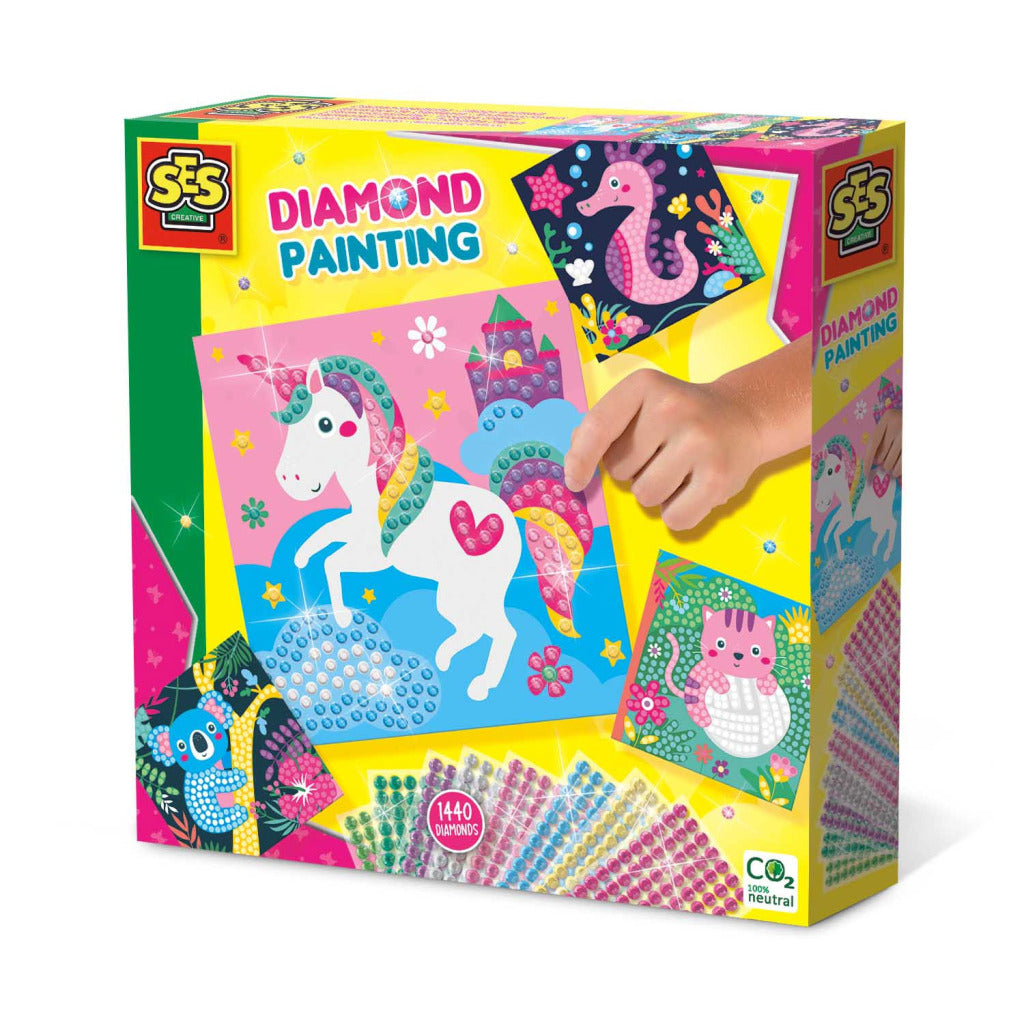 SES Diamond Painting Vrolijke Dieren