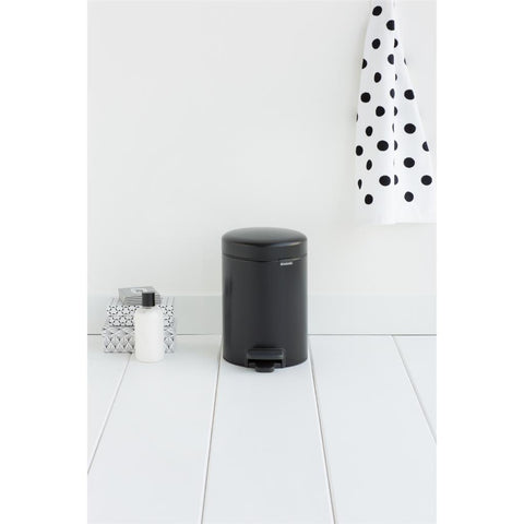 Brabantia Brabantia NewIcon Pedaalemmer 3L Mat Zwart