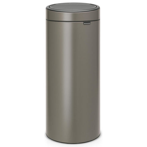 Brabantia Brabantia Touch Bin Afvalemmer 30L Platinum