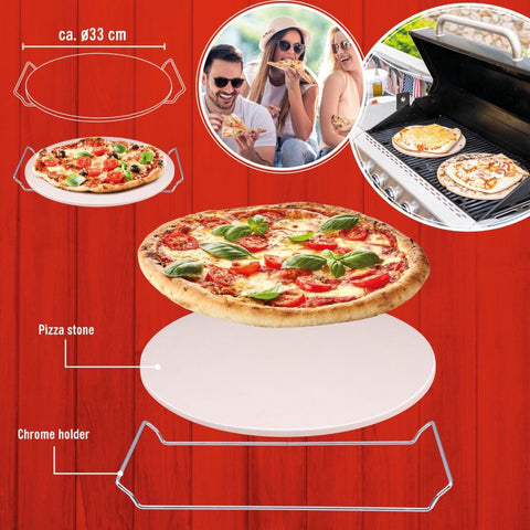 BBQ Collection BBQ Collection Ovensteen Bak Pizza, Brood en Toast ?33cm