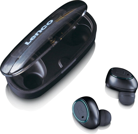 Lenco Lenco EPB410 Bluetooth IPX4 TWS Earphone met Powerbank Zwart