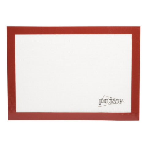 Patisse Patisse Siliconen Bakmat 52x32 cm Rood Wit