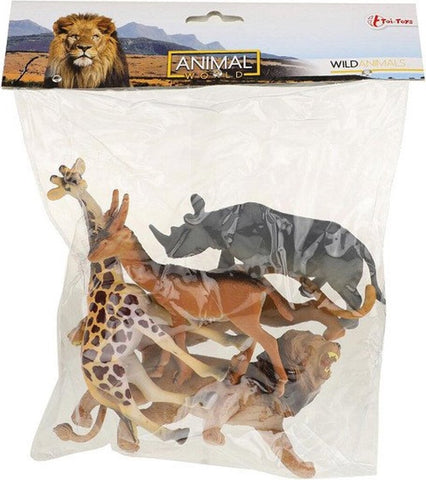 Animal World Wilde Dieren Deluxe, 5st.