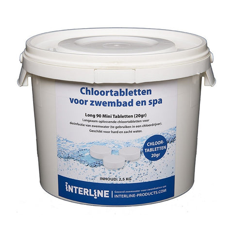 Interline Chloortabletten Long90 20gram 2,5kg