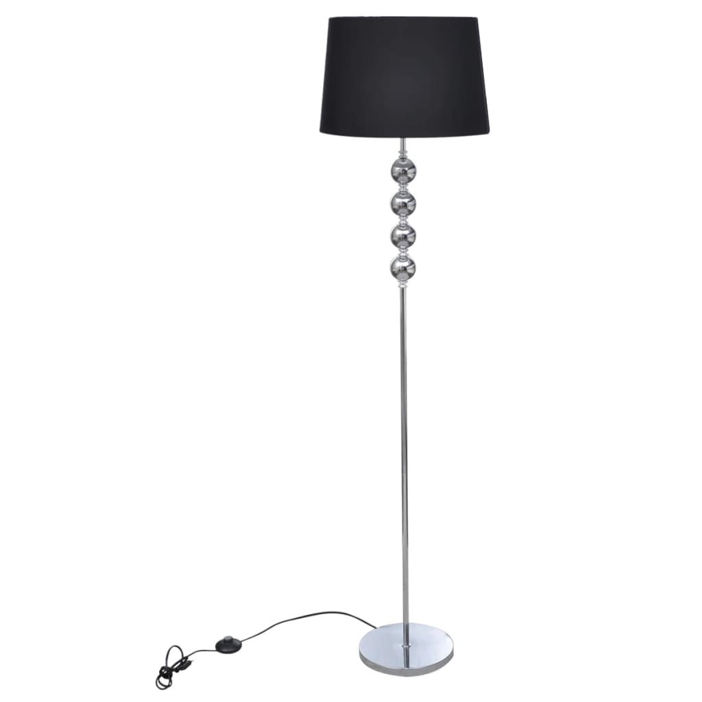 VidaXL Vloerlamp Eleganza zwart