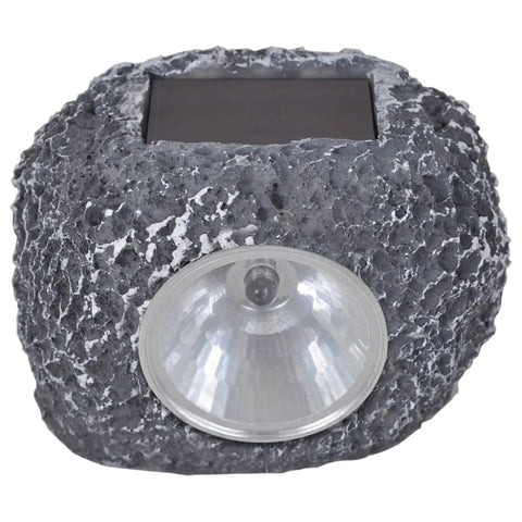 VidaXL Outdoor Spotlight solar LED 12 st steenvormig