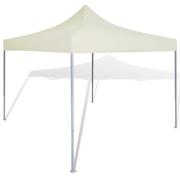 VidaXL Partytent inklapbaar 3x3 m crème