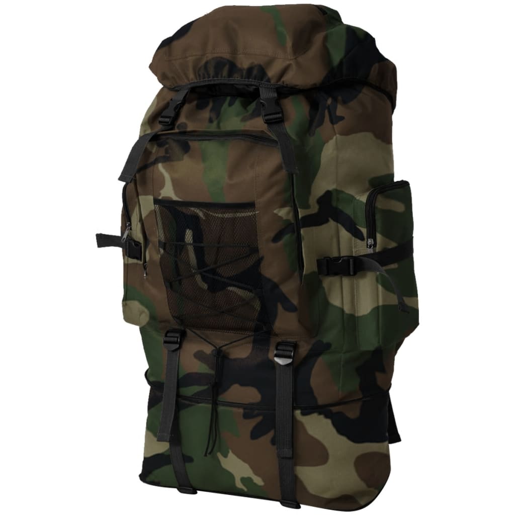 VidaXL Rugzak legerstijl XXL 100 L camouflage