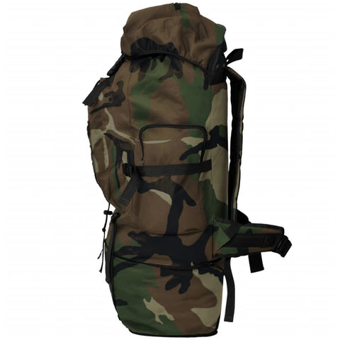 VidaXL Rugzak legerstijl XXL 100 L camouflage