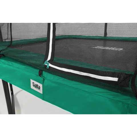 Salta Salta 5091G Comfort Edition Trampoline 153x214 cm + Veiligheidsnet Groen