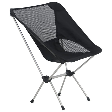 VidaXL Campingstoelen 2 st met draagtas 54x50x65 cm aluminium