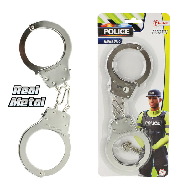 Police Toi-toys Metalen Politie Handboeien 28 Cm