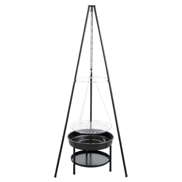 RedFire RedFire Tuinbarbecue met driepoot en vuurschaal 50 cm zwart