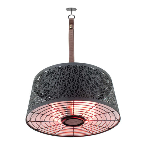 Sunred Sunred Heater Artix Ultra hangend 2000 W roségoud zwart