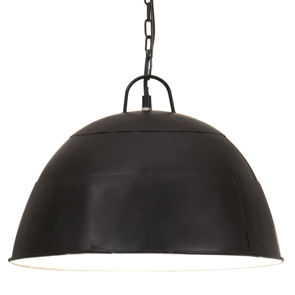 VidaXL Hanglamp industrieel vintage rond 25 W E27 41 cm zwart