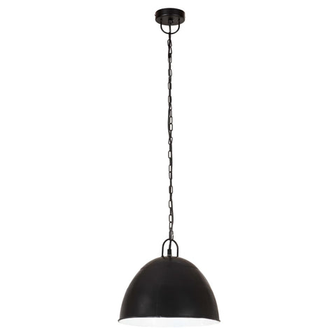 VidaXL Hanglamp industrieel vintage rond 25 W E27 31 cm zwart