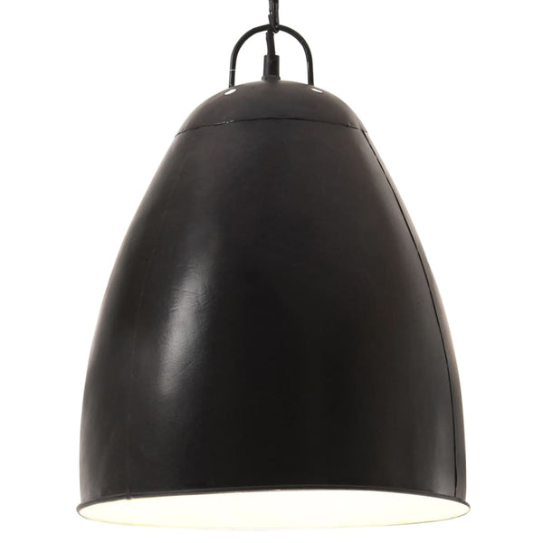 VidaXL Hanglamp industrieel rond 25 W E27 32 cm zwart