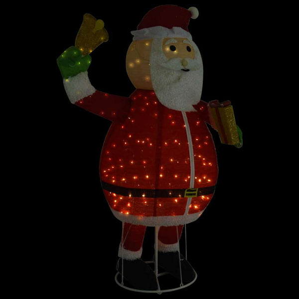 VidaXL Kerstman decoratief LED 180 cm luxe stof