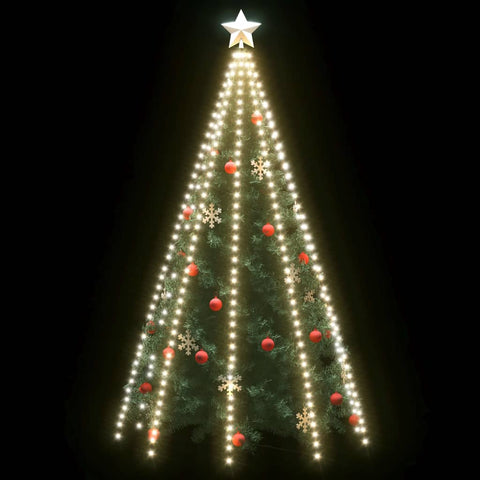 VidaXL Kerstboomverlichting met 400 LED's koudwit net 400 cm