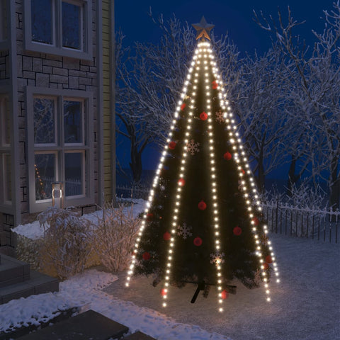 VidaXL Kerstboomverlichting met 400 LED's koudwit net 400 cm