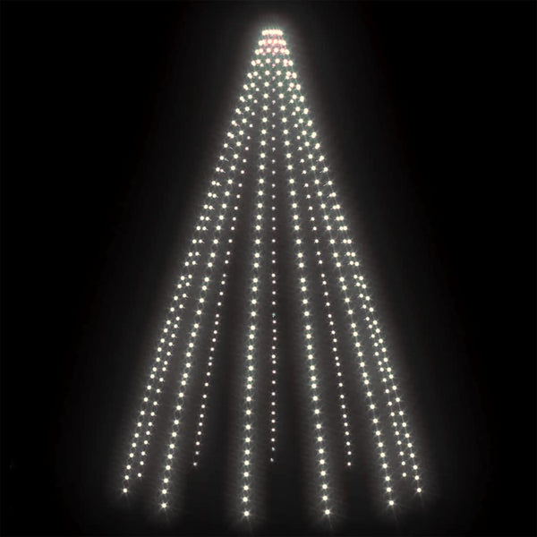 VidaXL Kerstboomverlichting met 500 LED's koudwit binnen buiten 500 cm