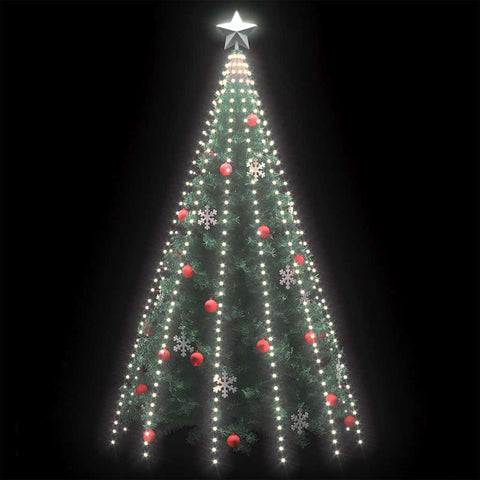 VidaXL Kerstboomverlichting met 500 LED's koudwit binnen buiten 500 cm