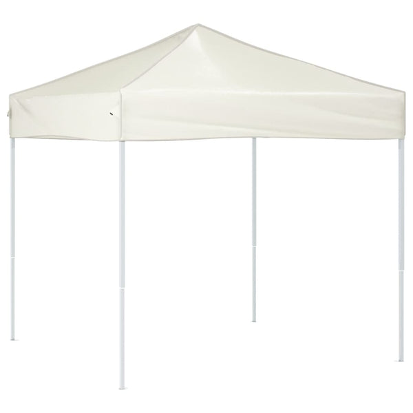 VidaXL Partytent inklapbaar 2x2 m crèmekleurig