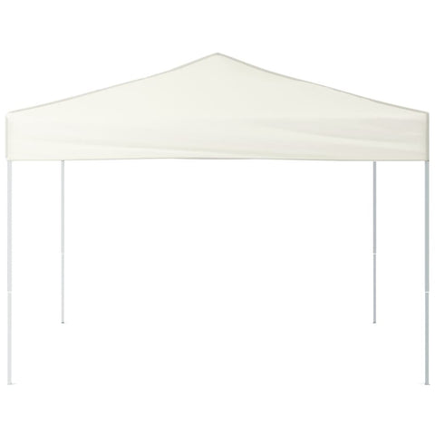 VidaXL Partytent inklapbaar 3x3 m crèmekleurig