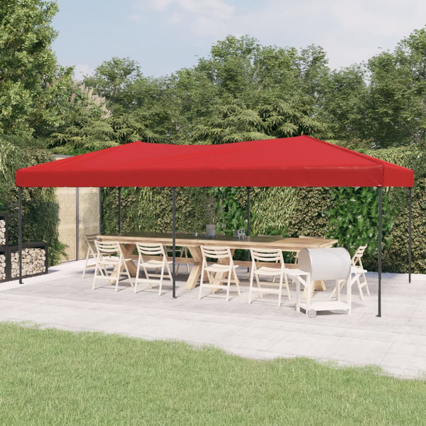 VidaXL Partytent inklapbaar 3x6 m rood