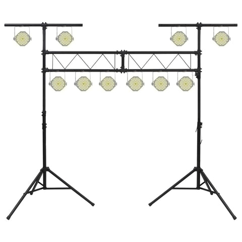 VidaXL Lichtstatief 338x115x(180-300) cm staal