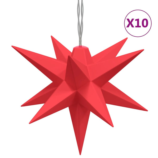 VidaXL Kerstlamp 10 LED's 10 cm rood