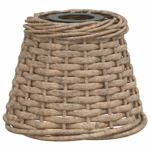 VidaXL Plafondlampenkap Ø15x12 cm wicker bruin