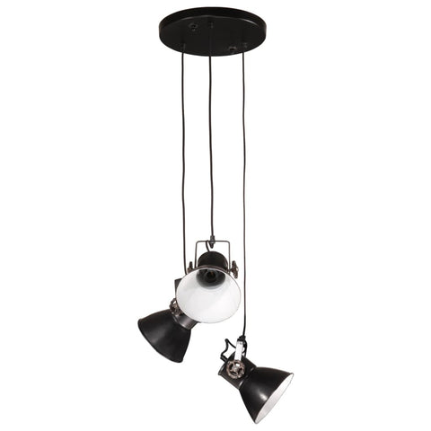 VidaXL Hanglamp 25 W E27 30x30x100 cm zwart