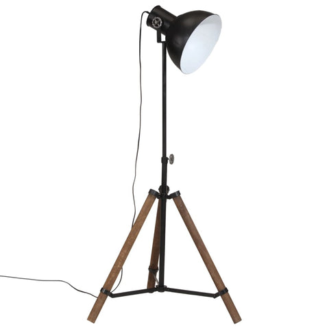 VidaXL Vloerlamp 25 W E27 75x75x90-150 cm zwart