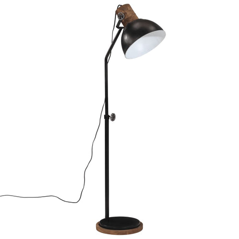 VidaXL Vloerlamp 25 W E27 30x30x100-150 cm zwart