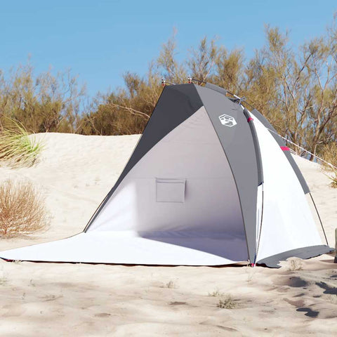 VidaXL Strandtent 268x223x125 cm 185T polyester grijs