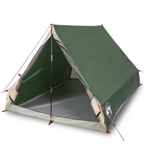 VidaXL Tent A-frame 2-persoons waterdicht groen