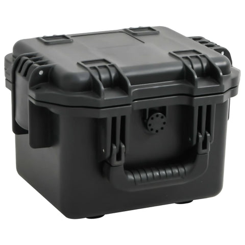 VidaXL Flightcase draagbaar 30x24,5x20 cm PP zwart