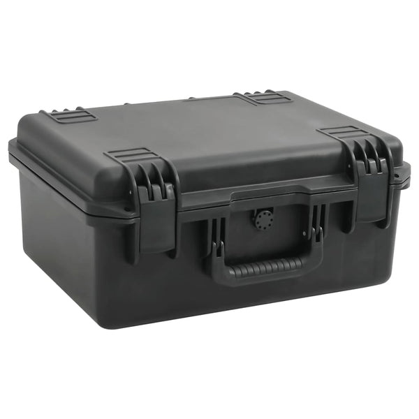 VidaXL Flightcase draagbaar 49x38x23 cm PP zwart