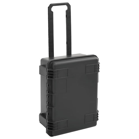 VidaXL Flightcase draagbaar 54x41,5x29 cm PP zwart