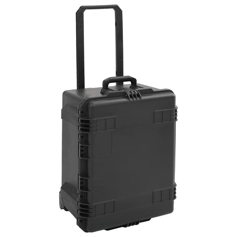 VidaXL Flightcase draagbaar 62,5x49,5x37 cm PP zwart