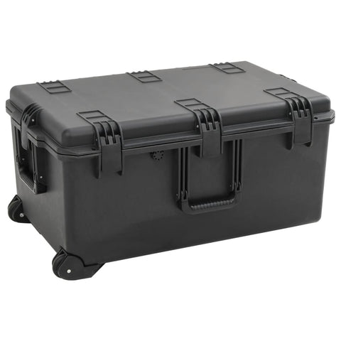 VidaXL Flightcase draagbaar 79,5x52x39 cm PP zwart