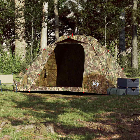 VidaXL Tent 4-persoons snelontgrendeling camouflage