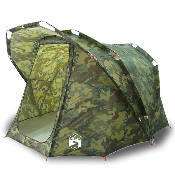 VidaXL Vistent 4-persoons waterdicht camouflage