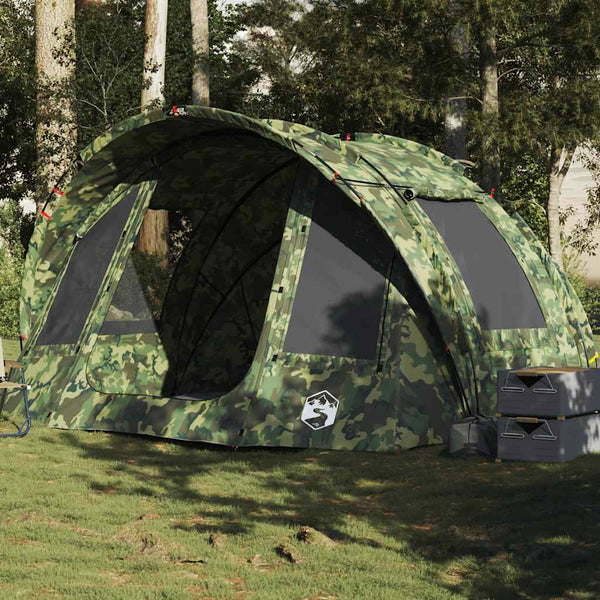 VidaXL Vistent 2-persoons waterdicht camouflage