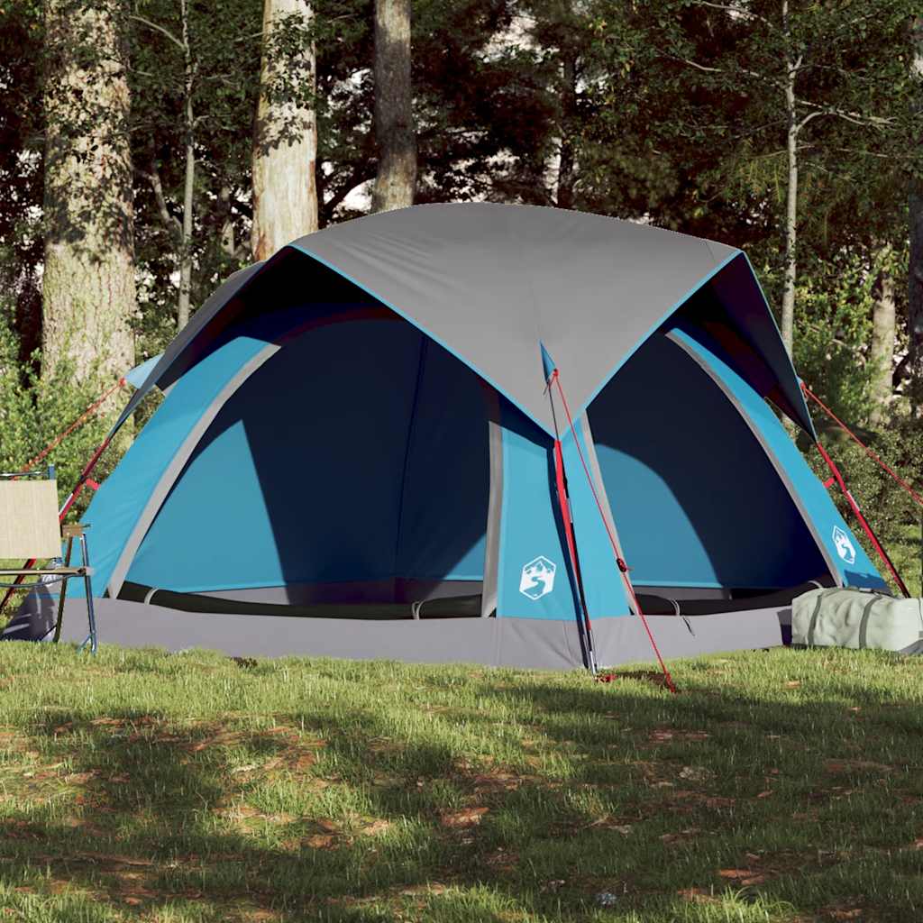 VidaXL Tent 4-persoons waterdicht blauw