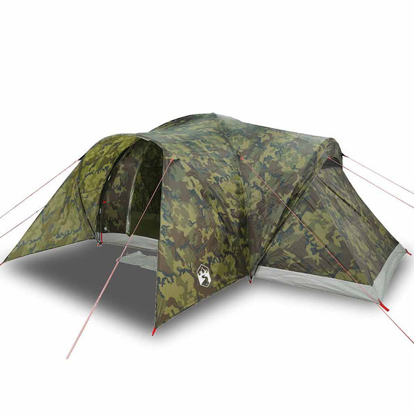 VidaXL Koepeltent 6-persoons waterdicht camouflage