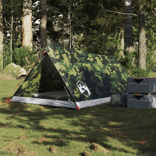 VidaXL Tent 2-persoons waterdicht camouflage